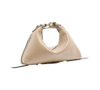 Lancel Origami Sac Baby Hobo Zippé Cuir Galet