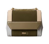 Lancel Sac Rabat M Ninon Color Block Mco Kaki Fonce Femme