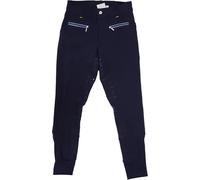Lancelot Culotte d'équitation tout en silicone pour enfants BZ3099 (140cm) (Navy/Jaune)