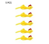 Lancement De Catapulte Élastique Jetable,Fronde Amusante Et Délicate,Pratique Du Poussin,Doigt Volant,Oiseaux Collants,Jouet De Décompression,Dinde,20 Pièces - Type Catapult Chick X5