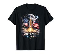 Lancement de fusée Artemis II 2026 Retour à la Lune T-Shirt