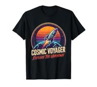 Lancement de fusée Spatiale rétro Cosmic Voyager T-Shirt