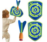 Lancement de Jeu, Jeu de Lancement de fléchette,Fusée Sticky Dart Board Schiam Dart Catcher - Soft Eva, Jouets interactifs Parent-Enfant, Coordination œil-Main pour garçons pour Filles