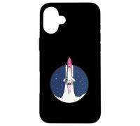 Lancement de la fusée Artemis II de la NASA, Navette Spatiale, Ciel Nocturne Coque pour iPhone 16 Plus
