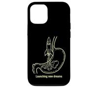 Lancement de Nouveaux rêves Rocket Stomach Design Coque pour iPhone 12/12 Pro