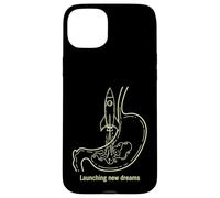 Lancement de Nouveaux rêves Rocket Stomach Design Coque pour iPhone 15 Plus