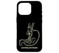 Lancement de Nouveaux rêves Rocket Stomach Design Coque pour iPhone 16 Pro