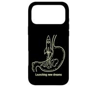 Lancement de Nouveaux rêves Rocket Stomach Design Coque pour iPhone 17 Pro Max