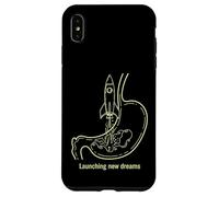 Lancement de Nouveaux rêves Rocket Stomach Design Coque pour iPhone XS Max