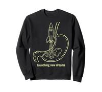 Lancement de Nouveaux rêves Rocket Stomach Design Sweatshirt
