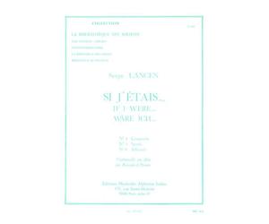 Lancen Serge - Si J'etais - Violoncelle