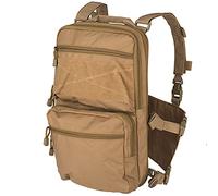 Lancer tactique moderne fin au Quant Trek Sac à dos avec dos rembourré en maille Tissage d'aération et coffre Rig quatre Ligne Molle Panneau extérieur poches d'hydratation vessie 1000 deniers double couture, Homme, kaki