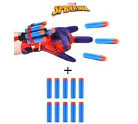 Lanceur 5 flechettes et gant SPIDERMAN + 10 flechettes