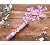 Lanceur à Confettis Pétales de Rose, 40 ou 60 cm, Environ 200 Pétales (Rose, 40 cm (15.75 inches))