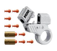 Lanceur à éjection de Douilles - Réaliste Amusant Automatique interactif | Jouet à fléchette en Mousse Souple avec éjection de Douilles | pour Anniversaire, Vacances, Camp d'été, Plein air, Voyage,