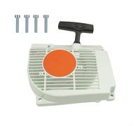 Lanceur à Refoulement pour Tronçonneuse 029 039 MS290 MS310 MS390 Remplacement OEM 1127 080 2103 Boîtier de Corde de Démarrage Robuste avec Poulie et Vis