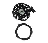 Lanceur à tirette compatible avec moteurs Briggs & Stratton 450E 500E 550EX 575E 625E 600EO, remplacement direct pour moteurs 591139 590588 593961, plastique noir avec trou de montage de 5,5 mm de