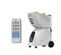 Lanceur Automatique Balles Tennis,Pt-Max C Machine de Balle de Tennis et de Padel,FréQuence de Service Est de 1,8-8 Secondes par Balle,Convenant Aussi Bien aux DéButants Qu'aux Joueurs Ex(Color:Blanc)