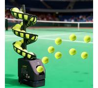 Lanceur automatique de balle de tennis avec télécommande, capacité de 33 balles, pour la pratique et l'entraînement