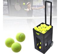 Lanceur automatique de balle de tennis avec télécommande et application, angle de lancement réglable, capacité de 50 balles, portable pour entraînement en solo
