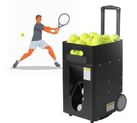 Lanceur automatique de balle de tennis avec télécommande et application, angle réglable, capacité de 50 balles pour entraînement solo et débutants