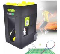 Lanceur automatique de balle de tennis avec télécommande et application - Perceuses pré-programmées pour l'entraînement et la pratique - Alimenté par batterie