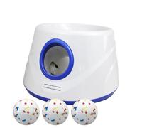 Lanceur automatique de balles pour chiens de petite et moyenne taille, machine interactive à rapporter avec 3 distances de lancement réglables, jouet lanceur de balles de tennis pour un jeu sans fin