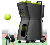 Lanceur de balle de tennis automatique portable avec contrôle par application mobile, capacité de 100 balles pour la pratique et l'entraînement