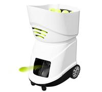 Lanceur de balle de tennis, capacité 150, contrôle par application mobile, modes d'entraînement multifonction, 6 à 8 heures d'autonomie, parfait pour l'entraînement de tennis