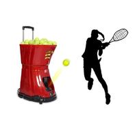 Lanceur de balle de tennis portable avec télécommande pour entraînement automatique