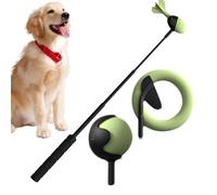 Lanceur de balle de tennis pour animal de compagnie - Balle de tennis, jouet pour chiot, bâton de lancement | Poignée ergonomique à long manche - Bâton d'entraînement rétractable pour chien pour