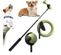 Lanceur de balle de tennis pour animal de compagnie - Ensemble de 285 g en silicone léger, baguette de jeu télescopique pour chien, accessoire à rapporter robuste | , prairie, plage, camping
