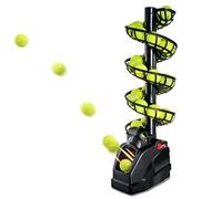 Lanceur De Balle Tennis (Peut contenir 30 Balls),Machine De Tennis adapté aux débutants/entraîneurs,Tous Niveaux&âges,Disponible en Court de Tennis/intérieur/Garage,AC/Batterie&Câble USB