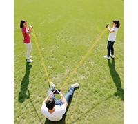 Lanceur de ballons à eau ultime et lance-pierre pour adultes | Portée de 274,4 m, plaisir polyvalent en plein air avec bombes éclaboussures, t-shirts, boules de neige et plus encore (jaune)