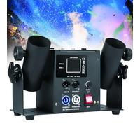 Lanceur de canons à confettis à double jet d'étincelles froides, pulvérisateur de papier DMX/télécommandé, pour mariages, discothèques, spectacles