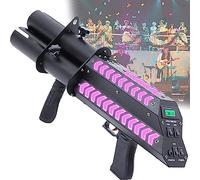 Lanceur de canons à confettis professionnel LED souffleur pour mariages, discothèques, clubs, scènes, fêtes.