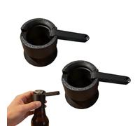 Lanceur De Capsules, Ouvre-Boîte De Bière Antidérapant, Ouvre-Bouteilles Manuels Noirs, Outil Portable Pour Bouteilles De Bière, Pour Cuisine Camping Camping-Car Voyages Fêtes Adultes Hommes