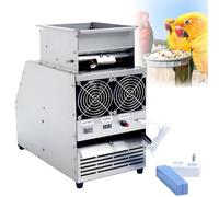 Lanceur de céréales électrique, séparateur de coquille soufflé efficace pour aliments pour oiseaux, séparateur de coquilles de 60 à 80 kg/h, essentiel pour le traitement du grain