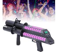 Lanceur de Confetti confettis, pistolet électronique à feux d'artifice, lumières LED, distance de jet 8-10 cm, bars, concerts, mariages, fêtes