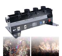 Lanceur de confettis avec DMX 512 sans fil et télécommande - Canon à confettis électrique professionnel pour fêtes, mariages, concerts et événements spéciaux