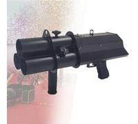 Lanceur de confettis électrique, pistolet pulvérisateur portatif à 3 coups avec lumière LED, parfait pour Halloween, Noël, fêtes et événements spéciaux