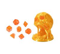 Lanceur De Dés - Tour Pour Lancer Les Dés Crâne En Impression 3D | Support De Bureau Pour Jeux De Société Adapté Aux Adultes Et Pour Usage En Famille Salle De Classe Voyage Voiture Maison Et Salon