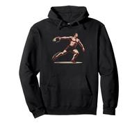 Lanceur De Disque Athlete Lancer Sweat à Capuche