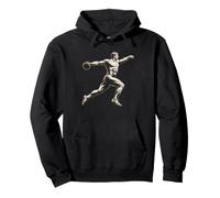 Lanceur De Disque Athlete Lancer Sweat à Capuche