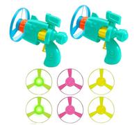 Lanceur de disque volant pour chat - Lot de 2 jouets lumineux pour chat - Soucoupes volantes - Jouets pour extérieur et intérieur - Soucoupes amusantes pour animaux de compagnie