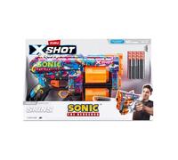 Lanceur de fléchettes - ZURU - X-SHOT Dread SONIC - Canons rotatifs doubles - Capacité 12 fléchettes - Portée 27 m