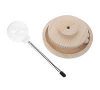 Lanceur de Friandises pour Chats Interactif avec Boule Distributrice | Bois Kaki, Auto-amusement et Stimulation Intellectuelle, Entraînement Quotidien