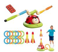 Lanceur de fusée - Exercice de - Jouet à lancer - Jouet d'activité de jardin pour les tout-petits, kit de saut télécommandé pour - Pour