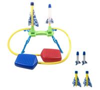 Lanceur De Fusée Pour Enfants, Avec 4 Pièces De Fusées En Mousse Et Jouet, Fusée À Air, Amusant, Extérieur/Intérieur, Cadeau Pour Garçons Et Filles