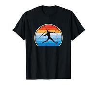 Lanceur De Javelot Rétro Athlétisme Lancer De Javelot T-Shirt